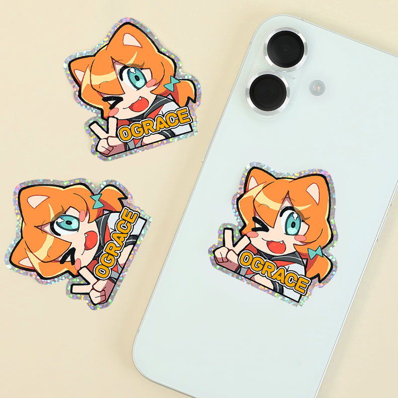 Individuelle Glitzersticker