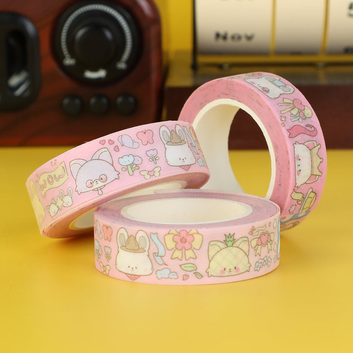 Impression de ruban washi pailleté personnalisé 