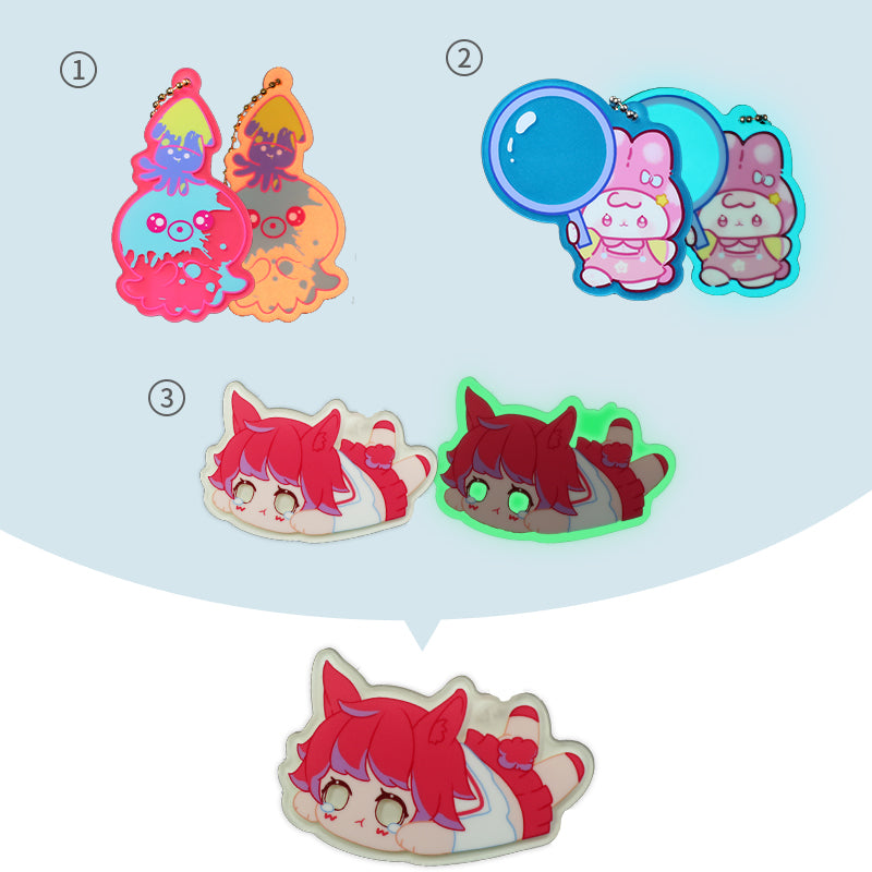 Custom Glow In The Dark Acrylic Keychains - VOGRACE