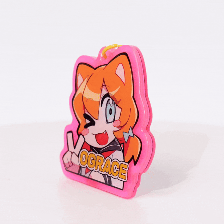 Individuell Im Dunkeln leuchtender Acrylschlüsselanhänger