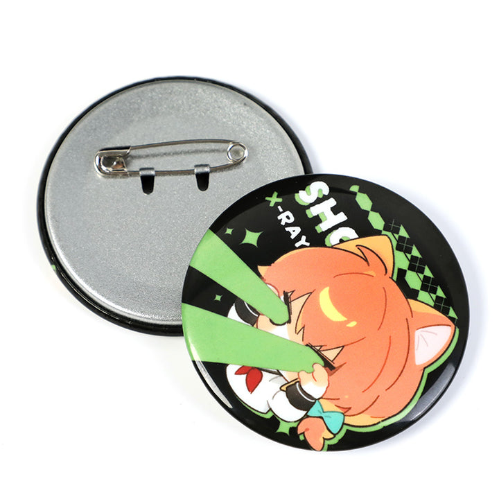 Botones redondos personalizados que brillan en la oscuridad 