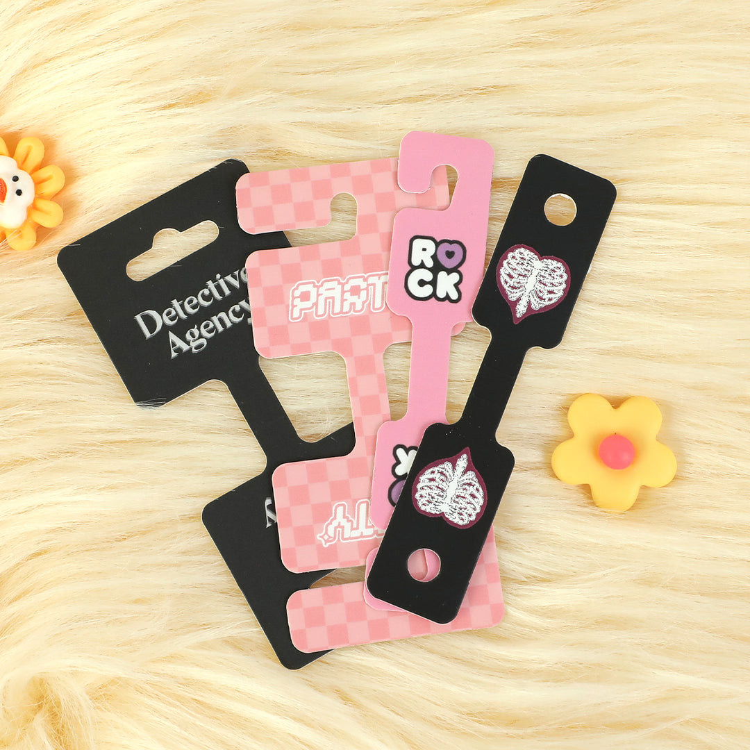 Custom Hang Tags Hook Self Adhesive Hanging Tabs - VOGRACE