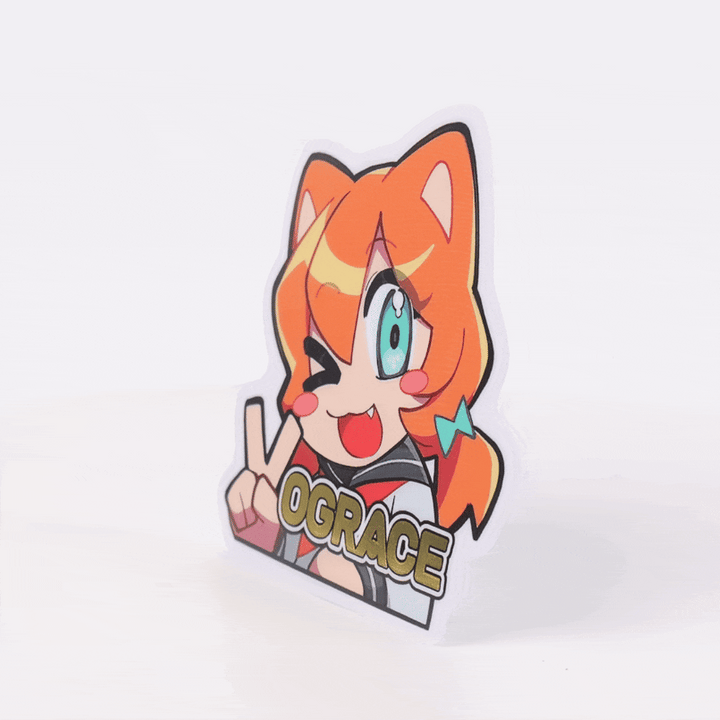 Custom Hot Foil Stamped Stickers