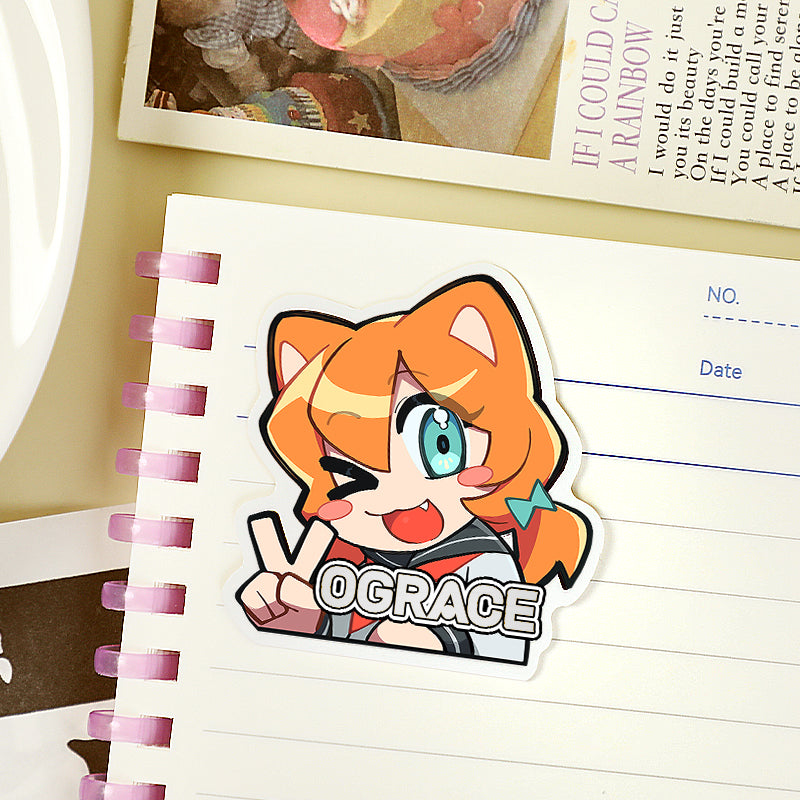 Custom Hot Foil Stamped Stickers