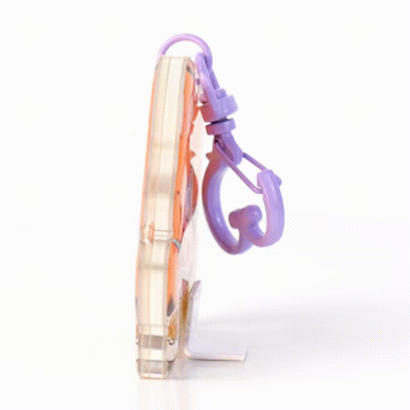 Porte-clés acrylique dorure à chaud personnalisés