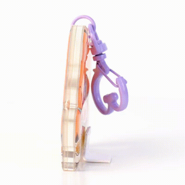 Porte-clés acrylique dorure à chaud personnalisés