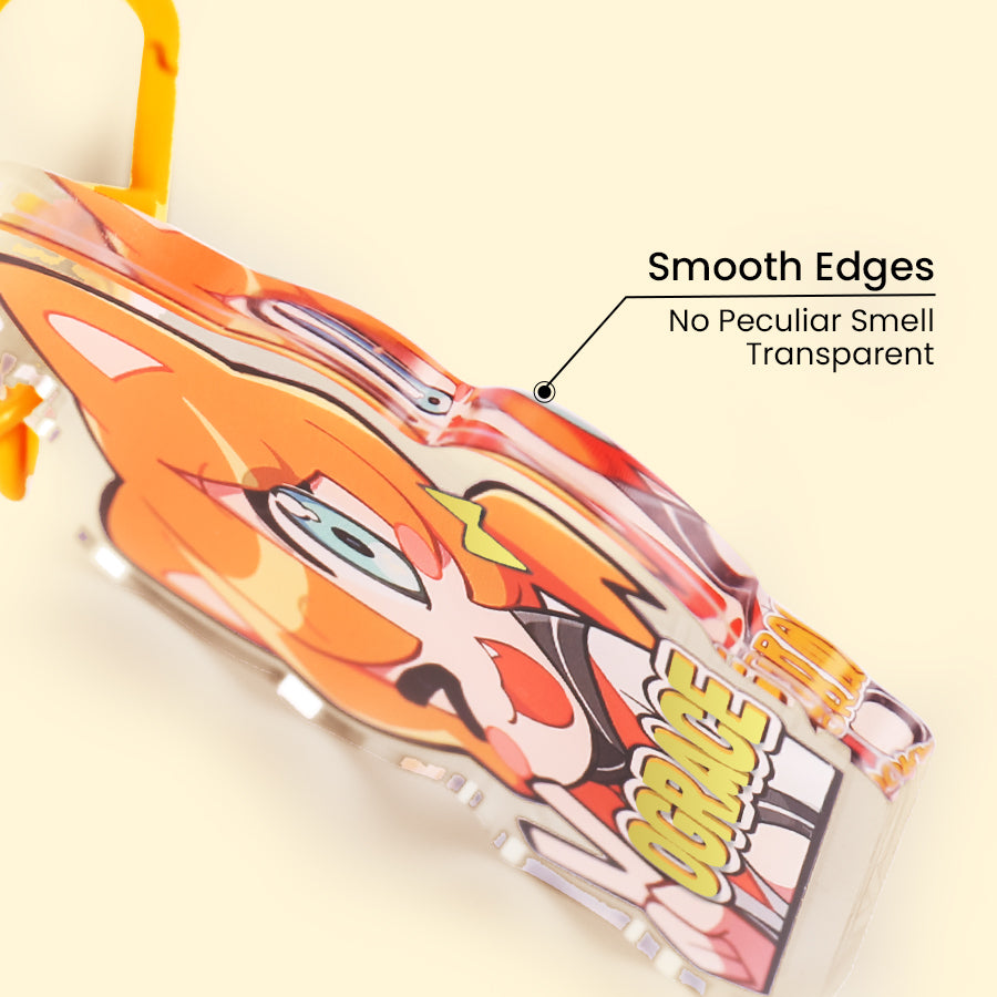 Porte-clés acrylique dorure à chaud personnalisés