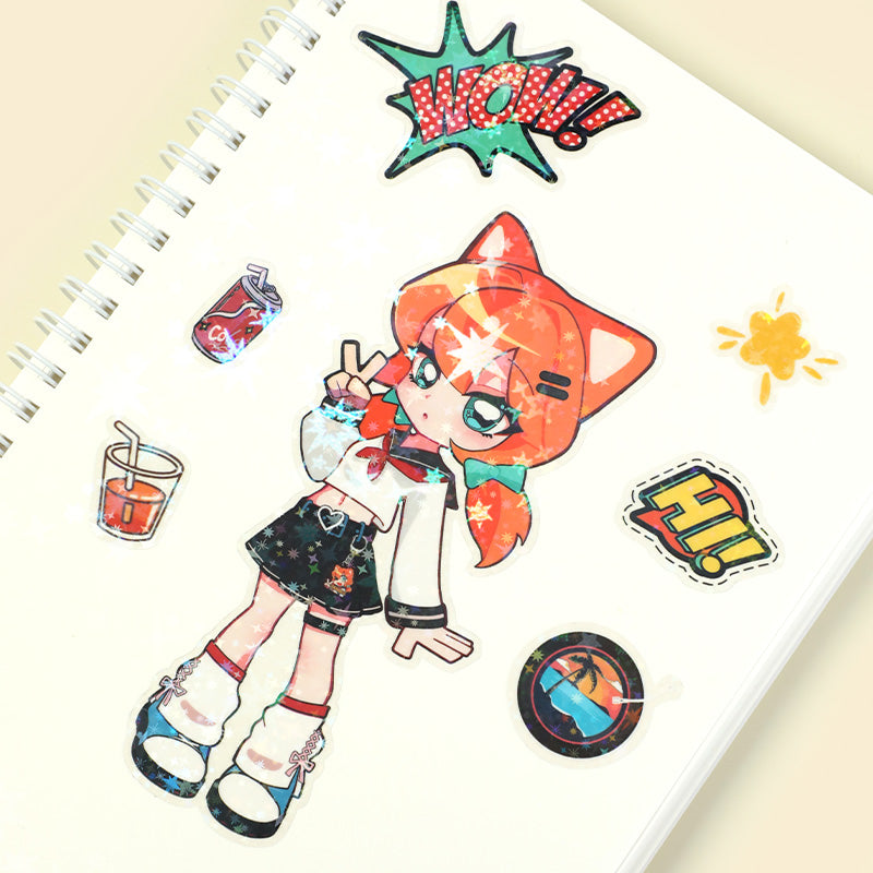 Hojas de adhesivos de corte de beso personalizado (tamaños de papel ISO)