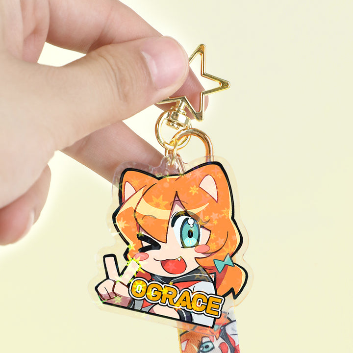 Chaves de cordão personalizado