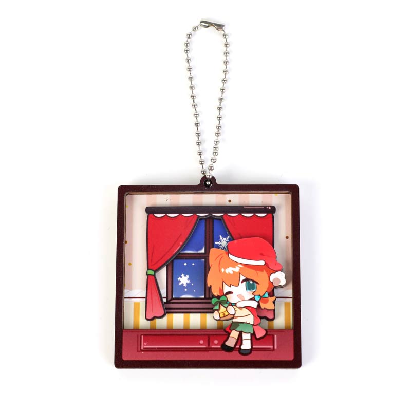 Custom Layered Wood Keychain