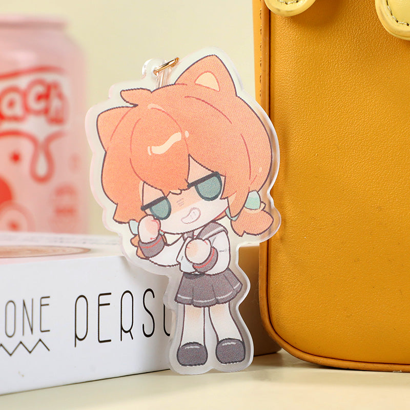 Custom Lenticular Acrylic Keychain