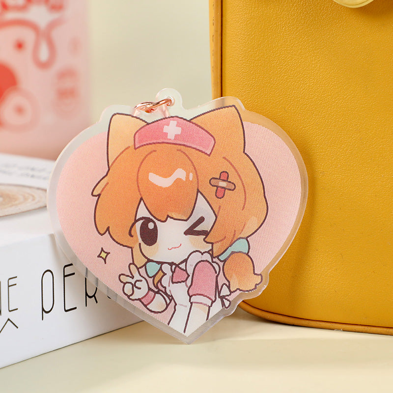 Custom Lenticular Acrylic Keychain