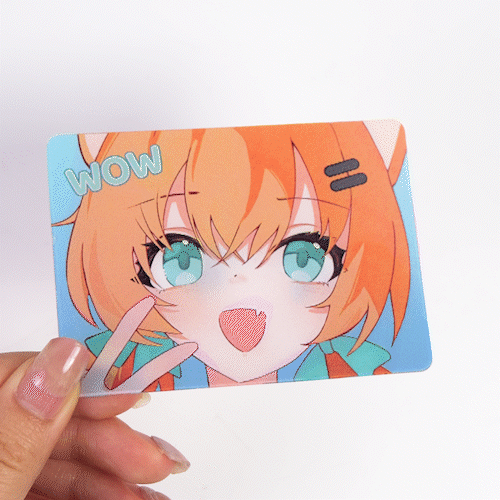 Cartões lenticulares personalizados