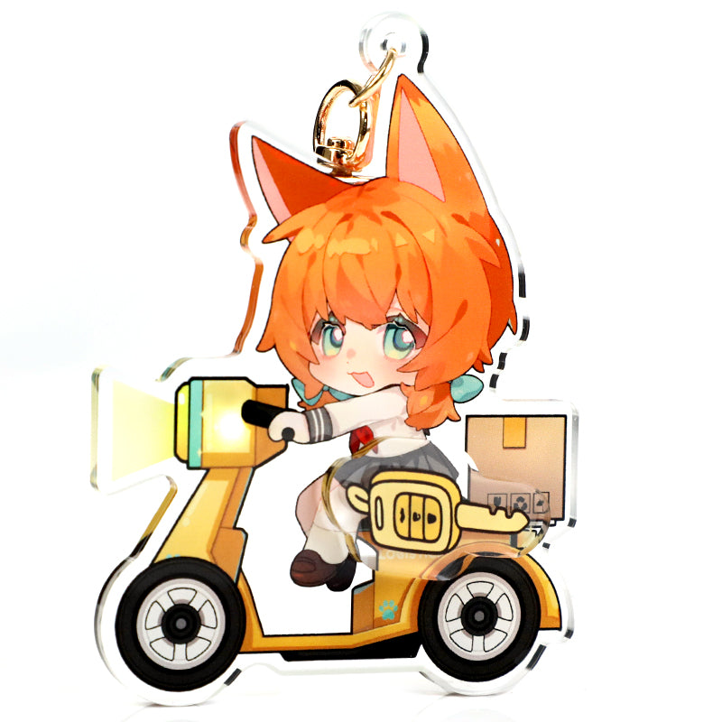 Custom Light Up Magnetic Keychains