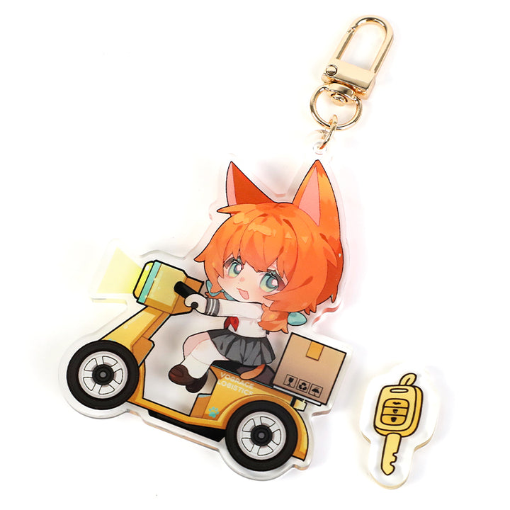 Custom Light Up Magnetic Keychains