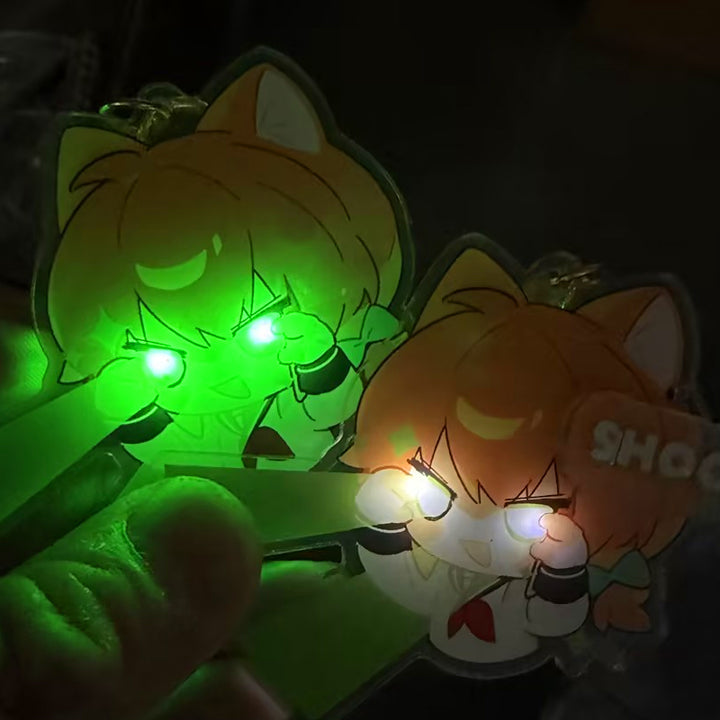 Custom Light Up Magnetic Keychains