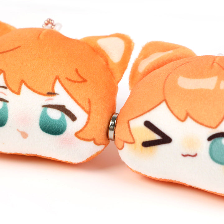 Custom Magnetic Bestie Stick Plush Keychains