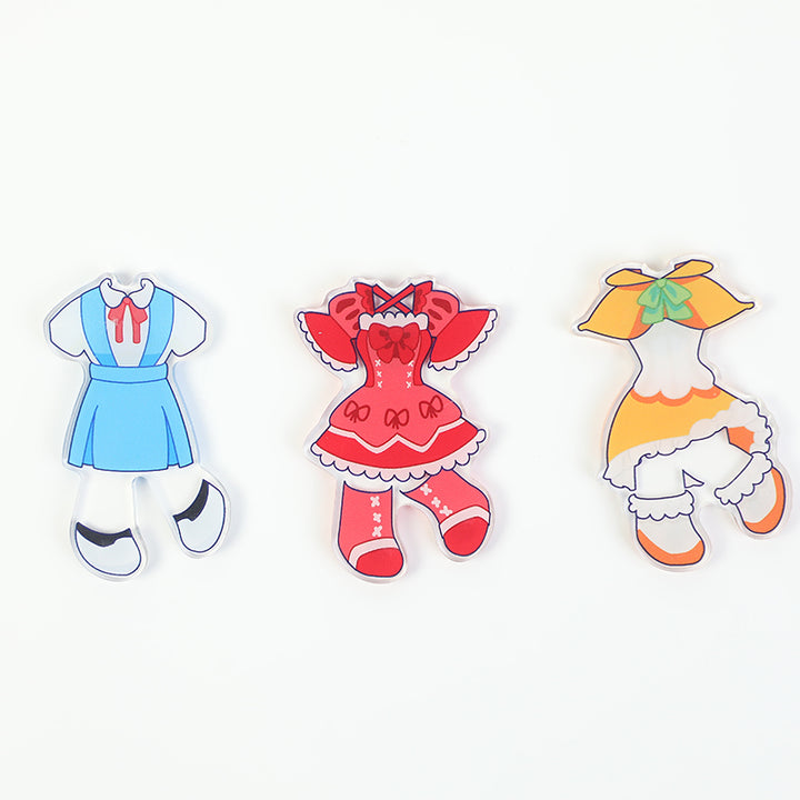 Custom Magnetic Dress-up Acrylic Standees - VOGRACE