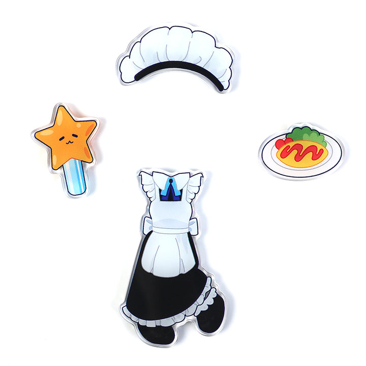 Custom Magnetic Dress-up Acrylic Standees - VOGRACE