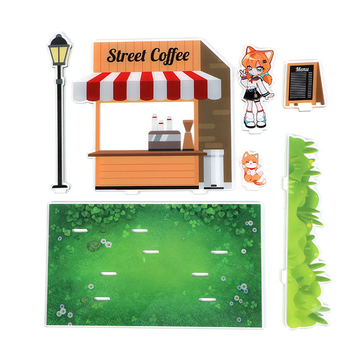 Custom Multi-Layer Clear Acrylic Standees
