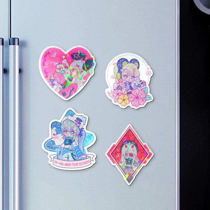 Custom Non Clear Acrylic Fridge Magnets - VOGRACE