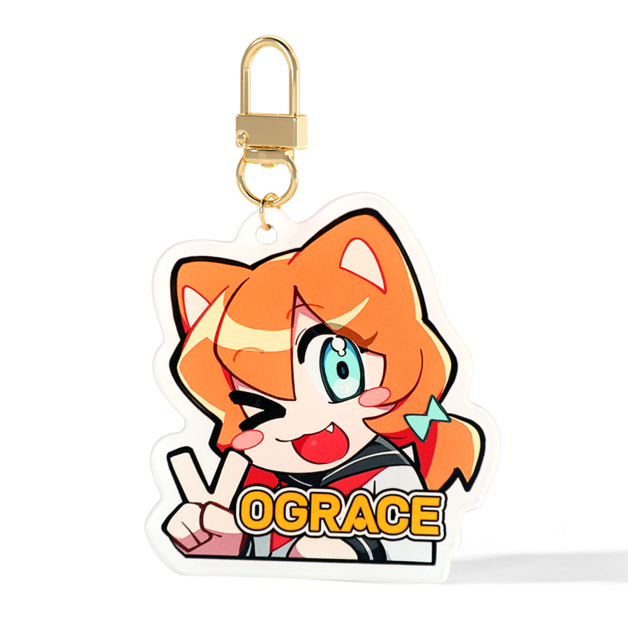 Individuell undurchsichtiger Acryl-Schlüsselanhänger