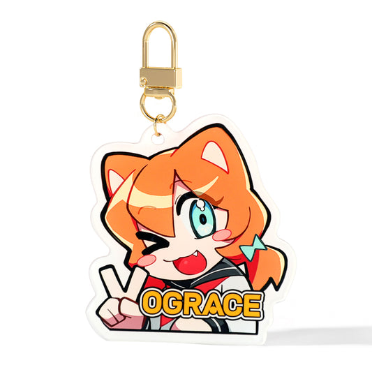 Custom Non Clear Acrylic Keychain