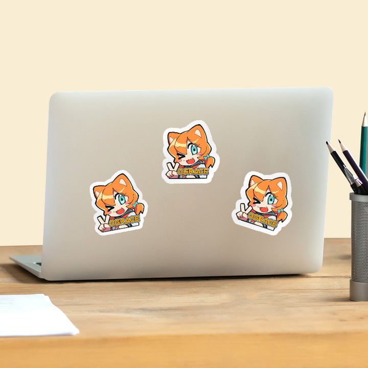 Custom Pearl Paper Stickers