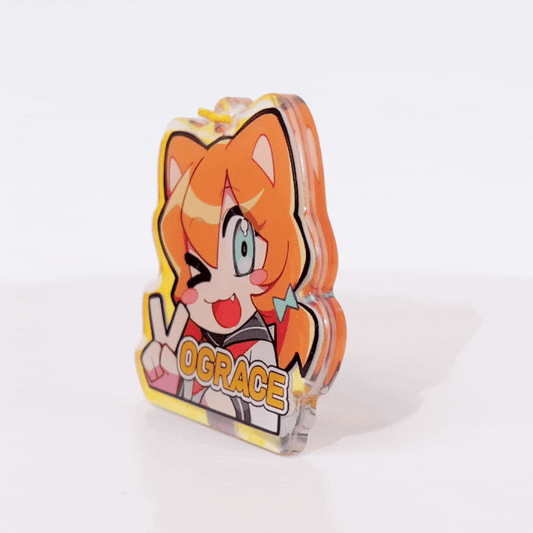 Individuelle Regenbogen Acryl Anhänger