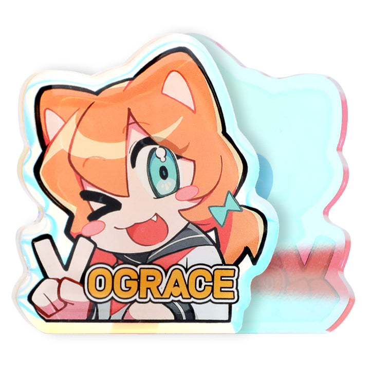 Pinos acrílicos arco -íris personalizados