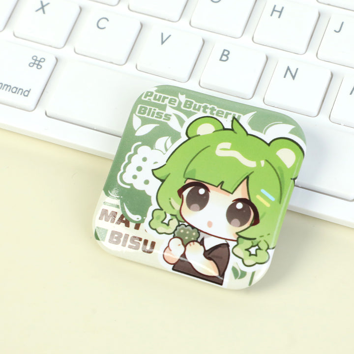Individuell quadratische Button Pins