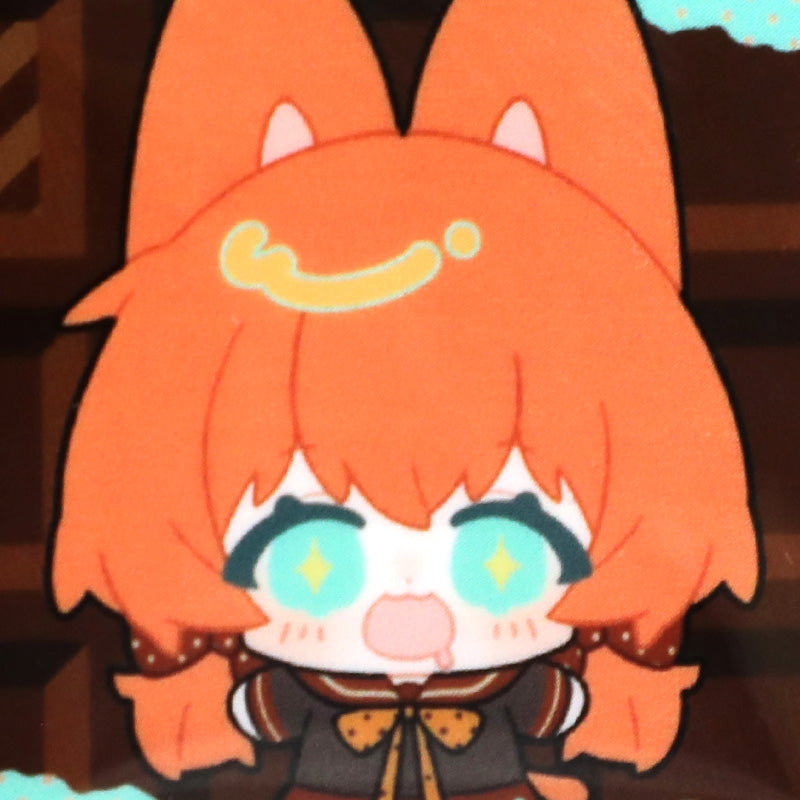 Custom Raised Foil Stamping Square Glitter Button Pins