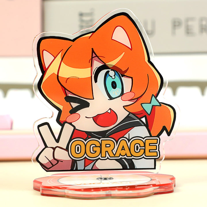 カスタム回転アクリルスタンディー 