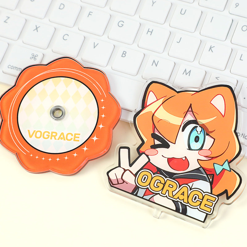 カスタム回転アクリルスタンディー 