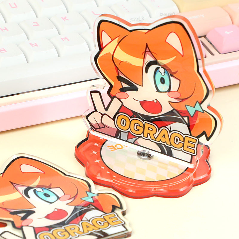 カスタム回転アクリルスタンディー 