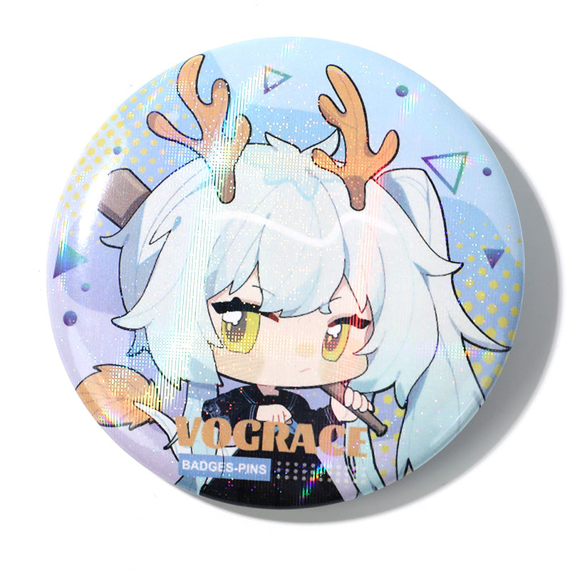 Custom Round Button Pins