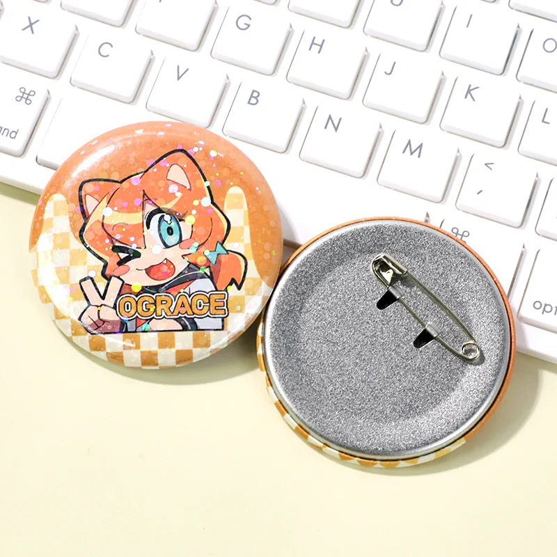 Round Button Pin Insert Custom Round Button Pins – VOGRACE