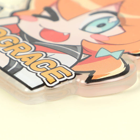 Custom Rounding Clear Acrylic Keychains