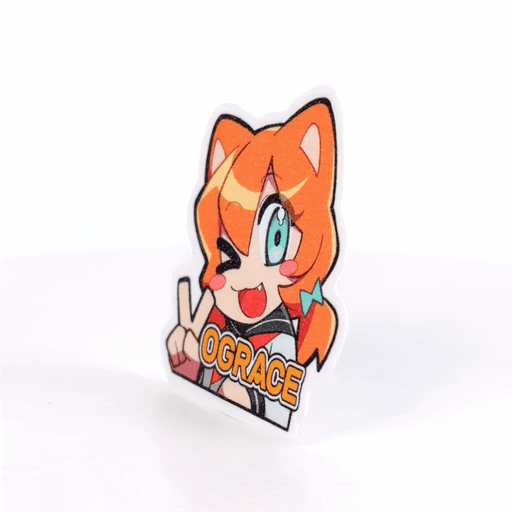 Custom Sand Glitter Frosted Stickers