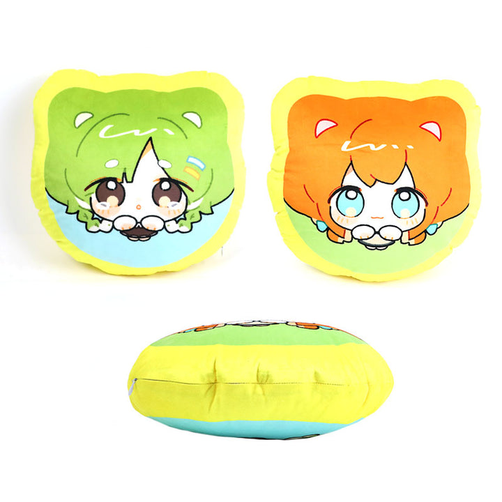 注文の形の投げ枕