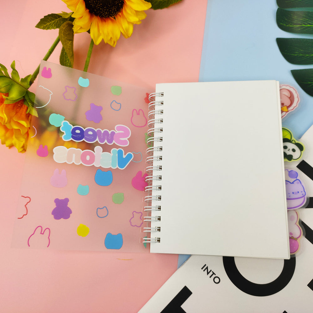 Custom Spiral Dividers Notebook With Tabs - VOGRACE
