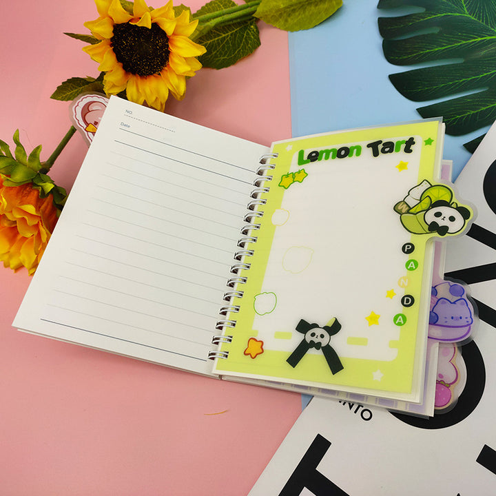 Custom Spiral Dividers Notebook With Tabs - VOGRACE