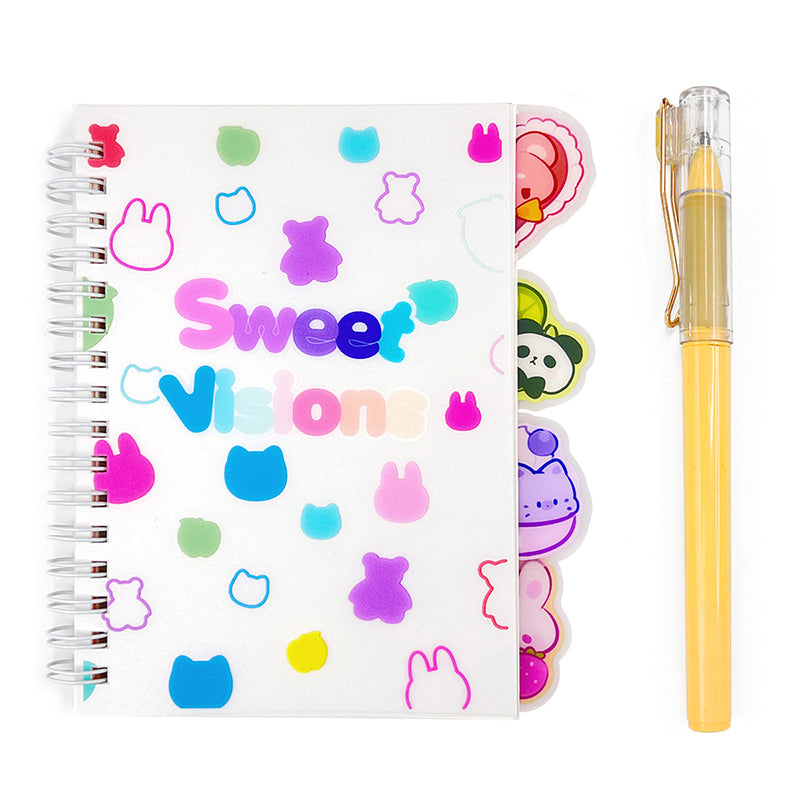 Custom Spiral Dividers Notebook With Tabs - VOGRACE