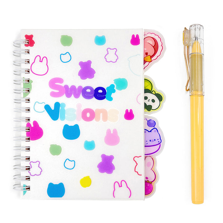 Custom Spiral Dividers Notebook With Tabs - VOGRACE