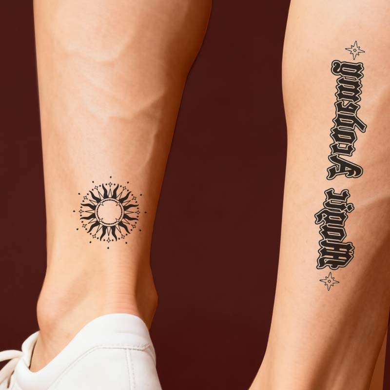 Custom Temporary Tattoo Sticker Sheets