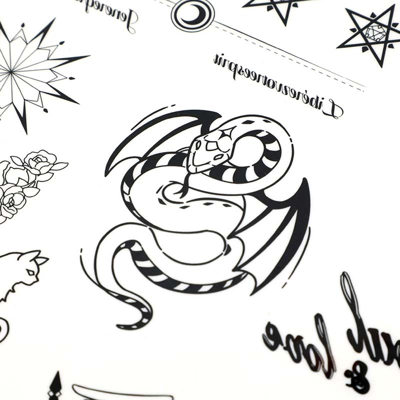 Custom Temporary Tattoo Sticker Sheets