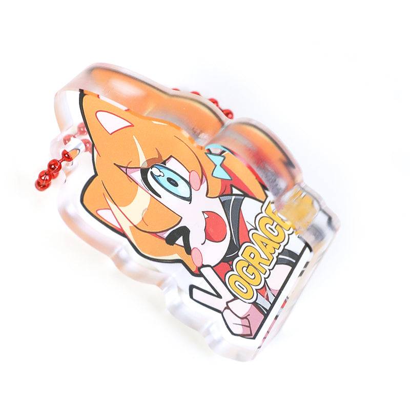 厚口アクリルキーホルダー