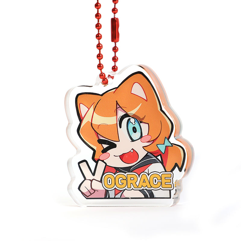 厚口アクリルキーホルダー