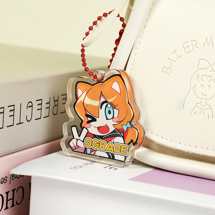 厚口アクリルキーホルダー