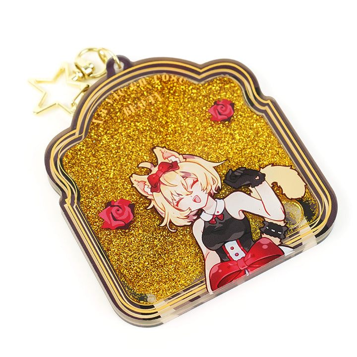 Custom Thicken Quicksand Liquid Keychains - VOGRACE